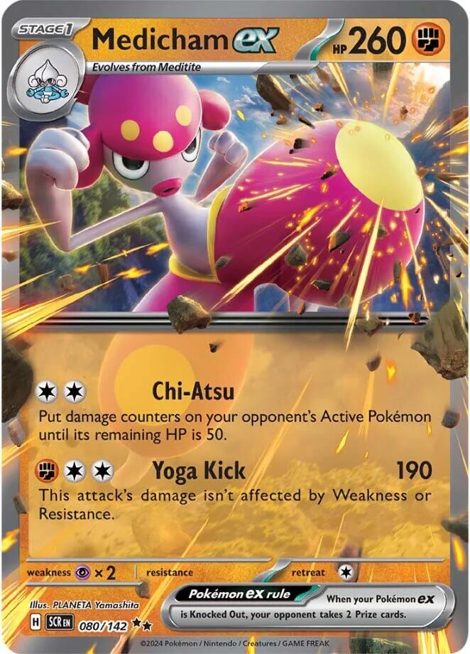 Medicham ex (080/142) [Scarlet & Violet: Stellar Crown] Pokémon