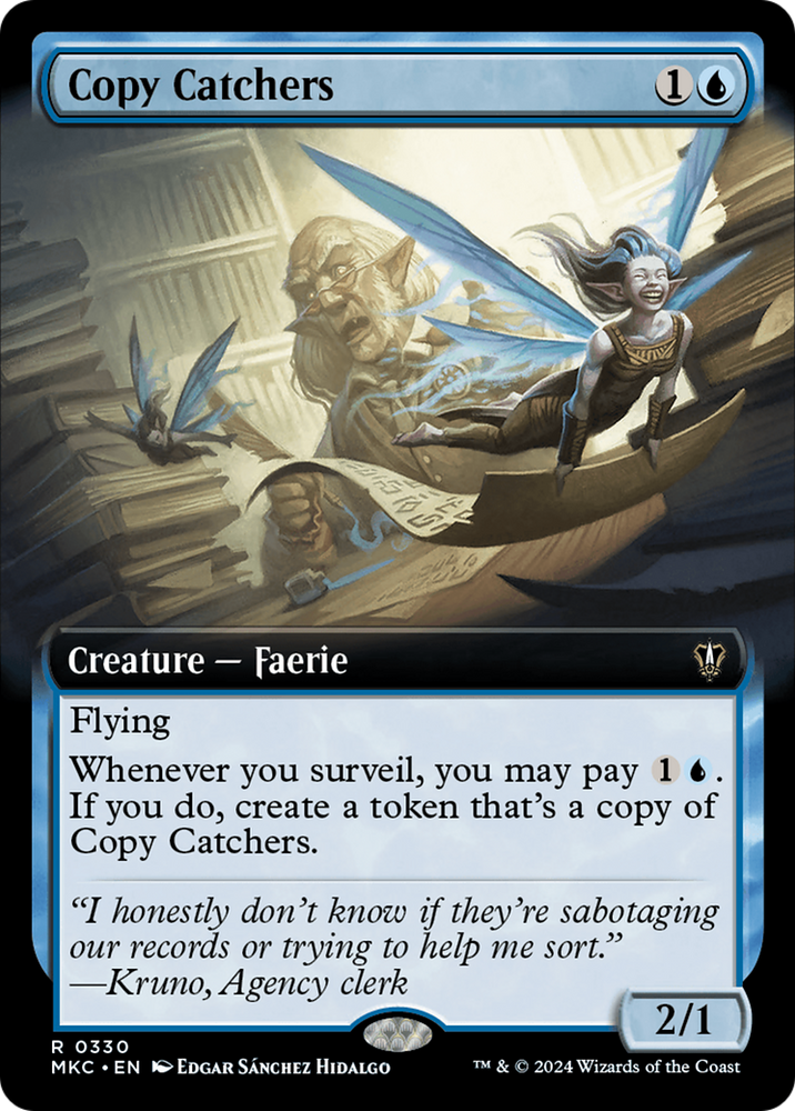 Copy Catchers (Extended Art) [Murders at Karlov Manor Commander] Magic: The Gathering