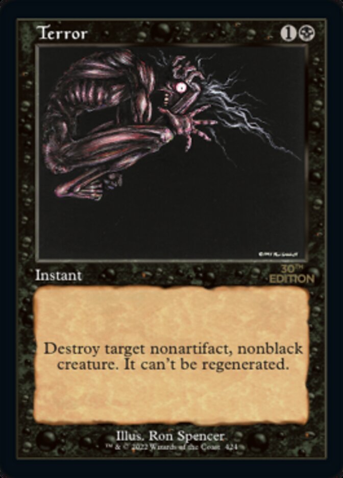 Terror (Retro) [30th Anniversary Edition] Magic: The Gathering