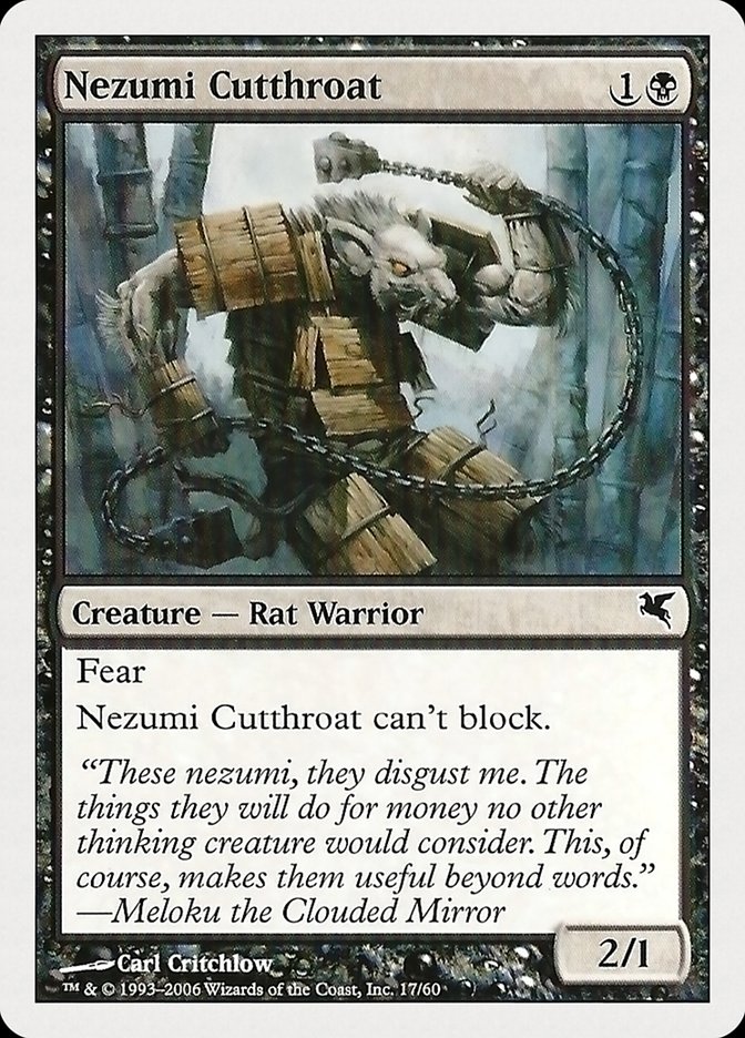 Nezumi Cutthroat (17) [Hachette UK] Magic: The Gathering
