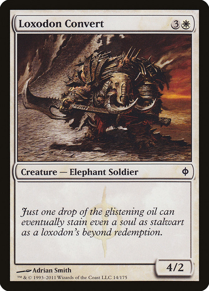 Loxodon Convert [New Phyrexia] Magic: The Gathering