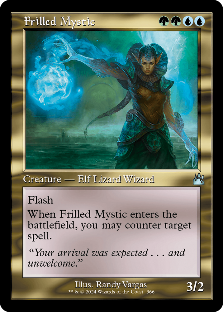 Frilled Mystic (Retro Frame) [Ravnica Remastered] Magic: The Gathering