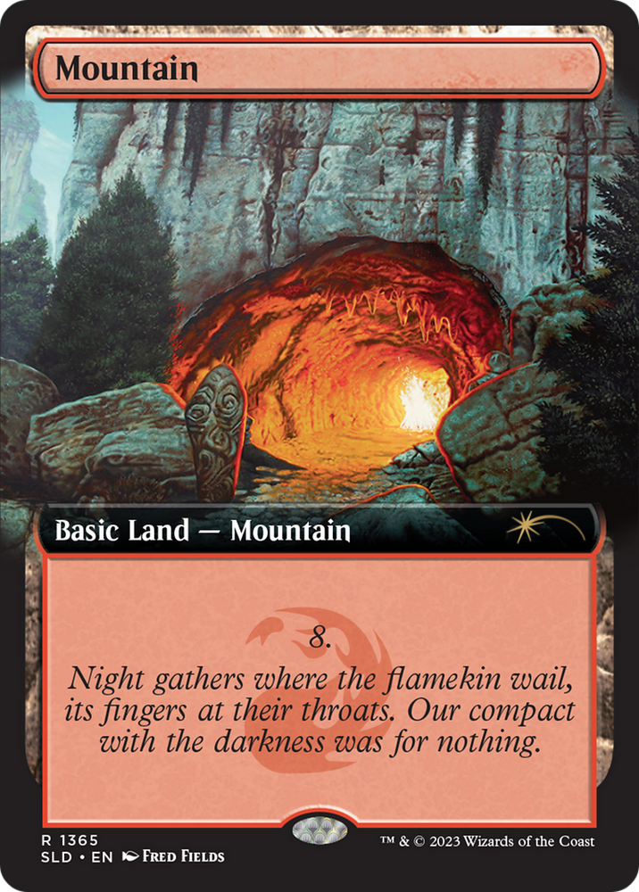 Mountain (1365) [Secret Lair Drop Series] Magic: The Gathering