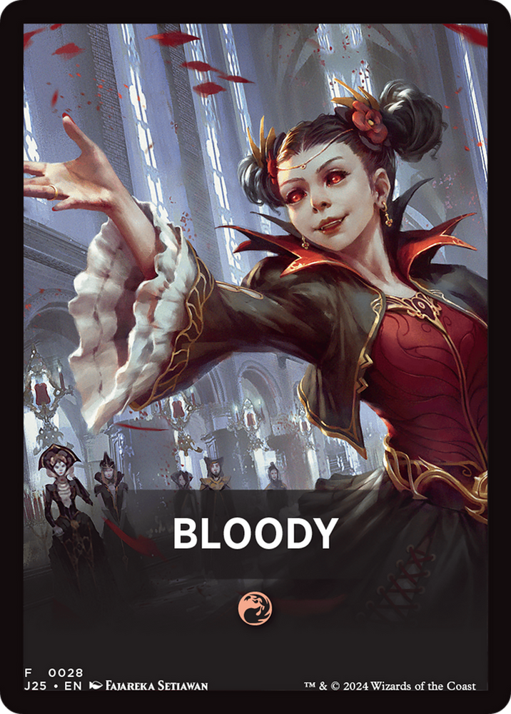 Bloody Theme Card [Foundations Jumpstart Front Cards] Magic: The Gathering