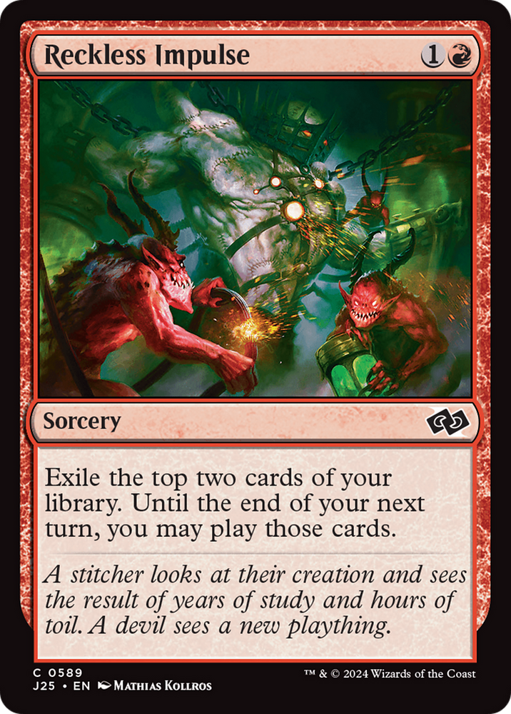 Reckless Impulse [Foundations Jumpstart] Magic: The Gathering