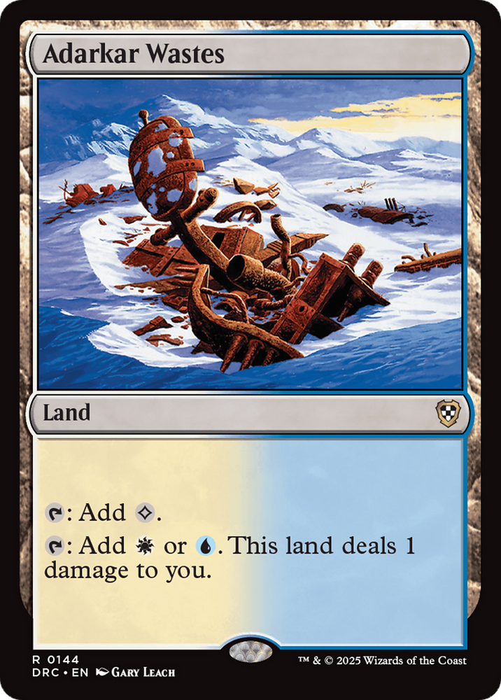 Adarkar Wastes [Aetherdrift Commander] Magic: The Gathering
