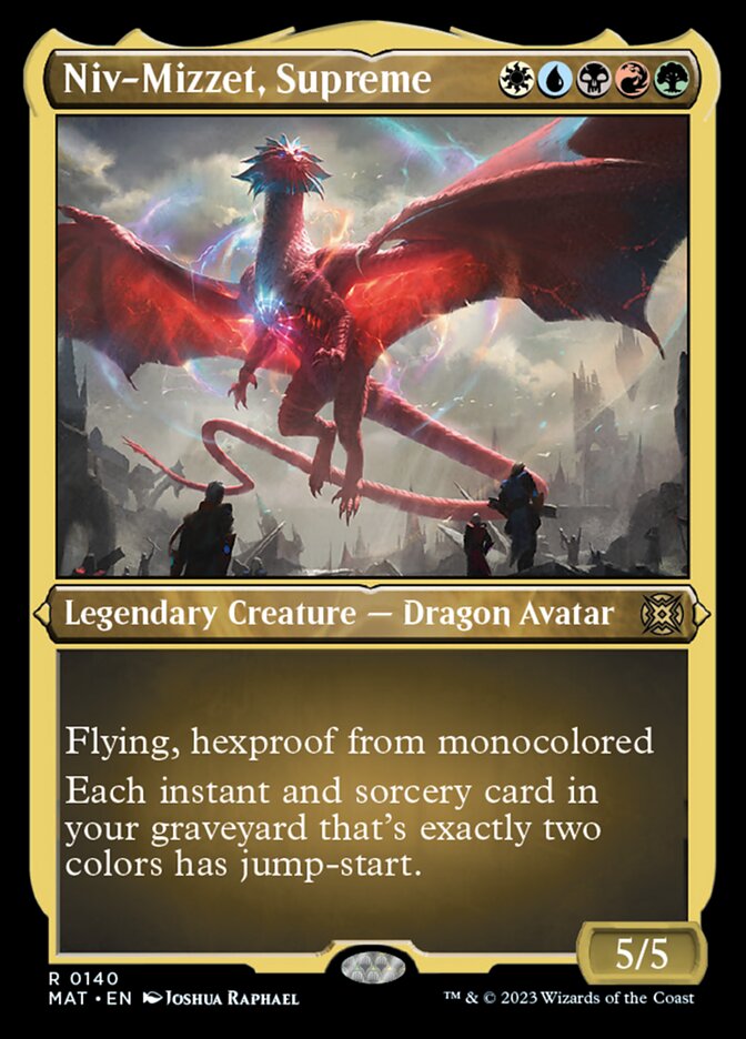 Niv-Mizzet, Supreme (Foil Etched) [March of the Machine: The Aftermath] Magic: The Gathering