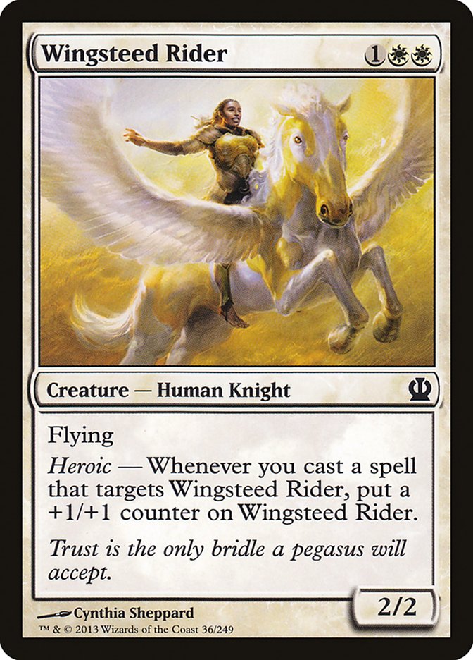Wingsteed Rider [Theros] Magic: The Gathering