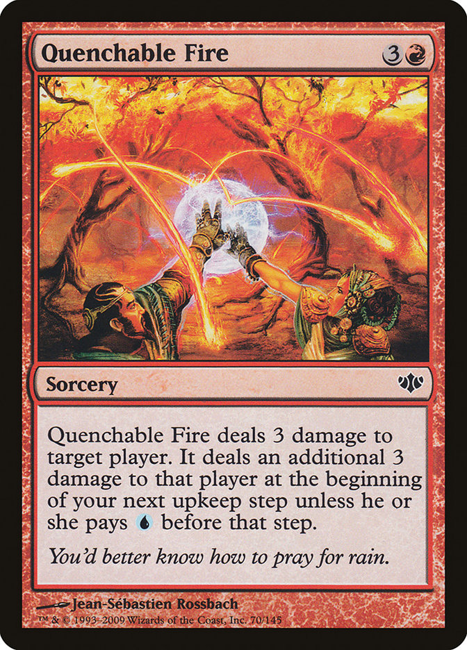Quenchable Fire [Conflux] Magic: The Gathering