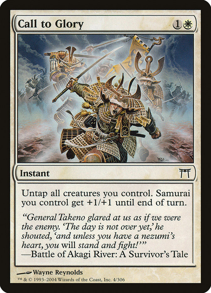 Call to Glory [Champions of Kamigawa] Magic: The Gathering