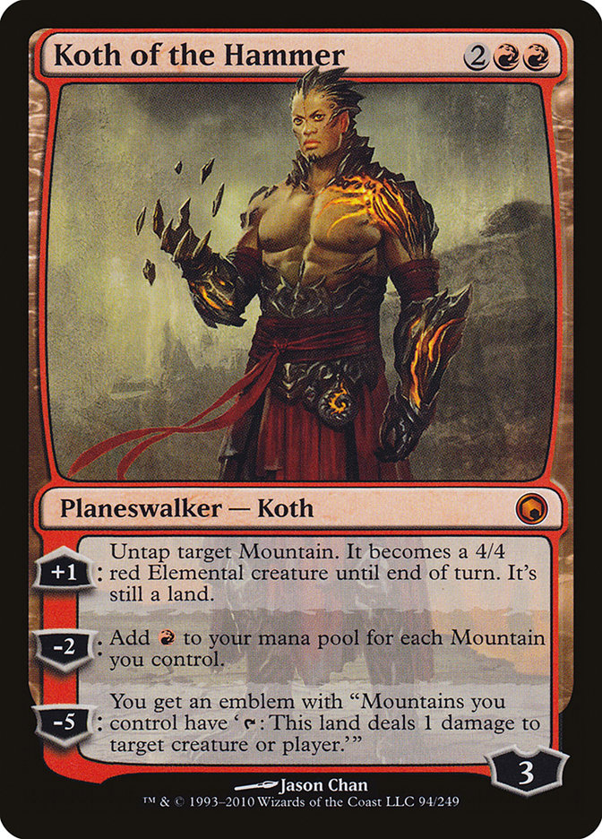 Koth of the Hammer [Scars of Mirrodin] Magic: The Gathering