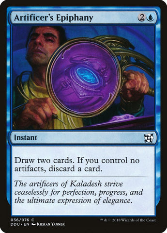 Artificer's Epiphany [Duel Decks: Elves vs. Inventors] Magic: The Gathering