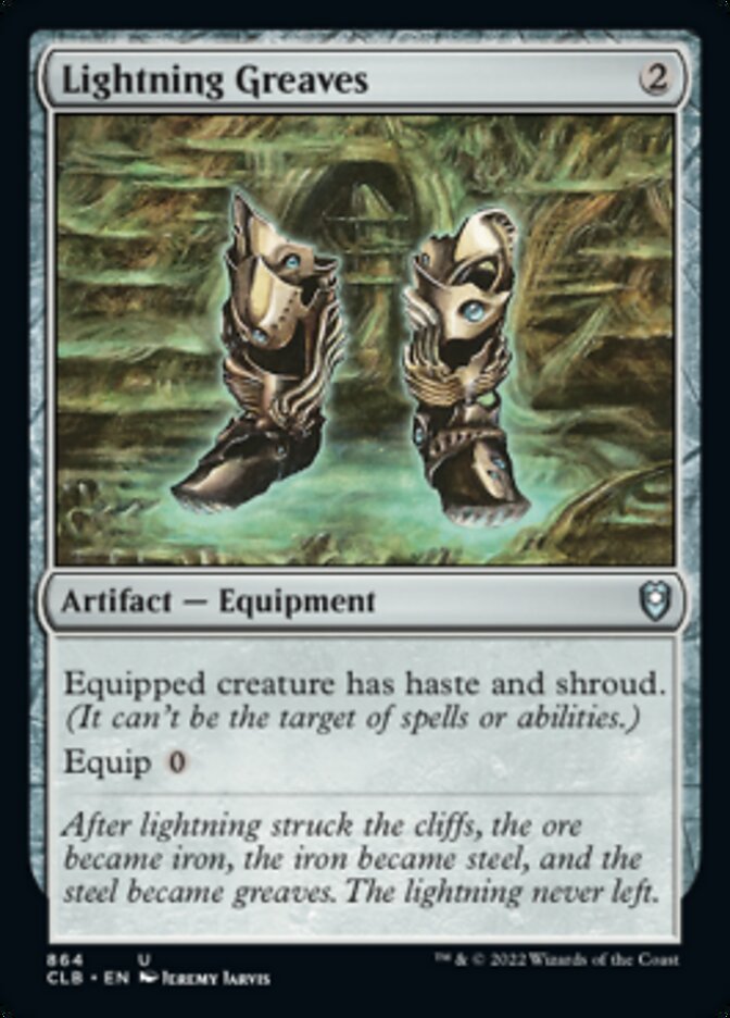 Lightning Greaves [Commander Legends: Battle for Baldur's Gate] Magic: The Gathering