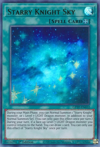 Starry Knight Sky [GFTP-EN032] Ultra Rare - Yugioh Cards For Your TCG Needs!