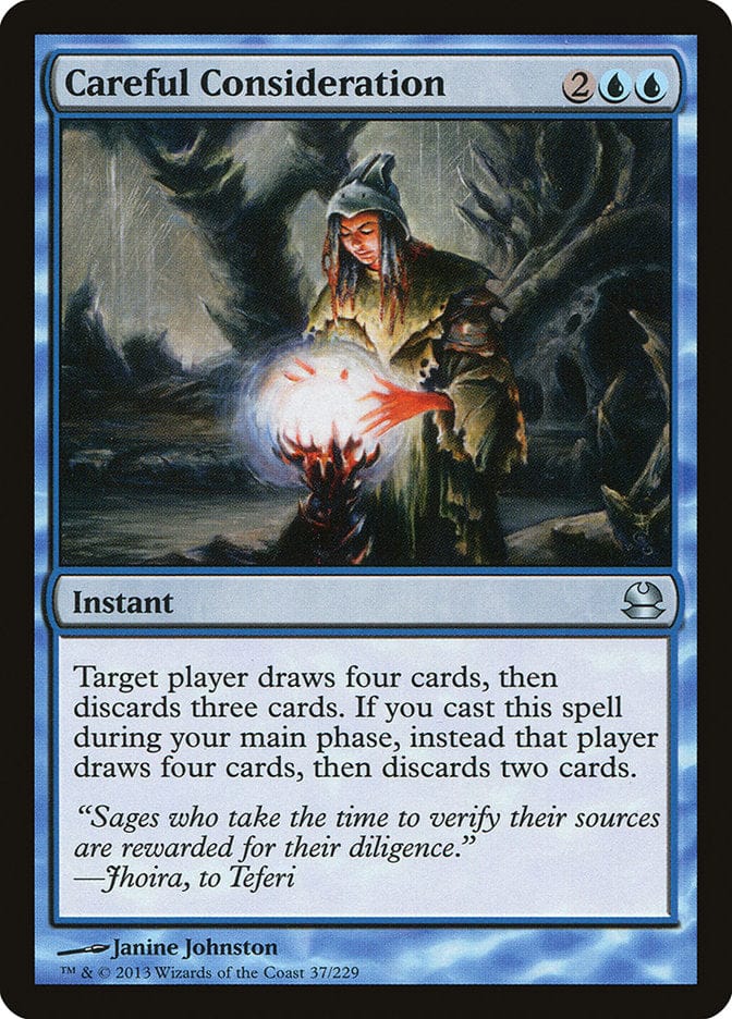 Careful Consideration [Modern Masters] Magic: The Gathering