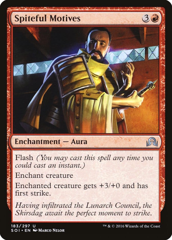 Spiteful Motives [Shadows over Innistrad] Magic: The Gathering