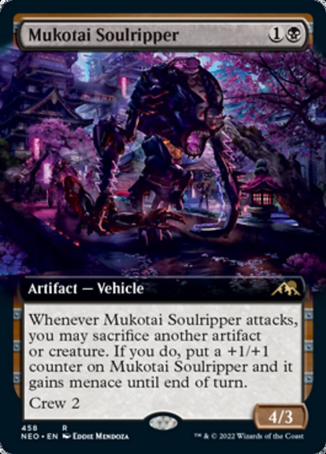 Mukotai Soulripper (Extended Art) [Kamigawa: Neon Dynasty] Magic: The Gathering