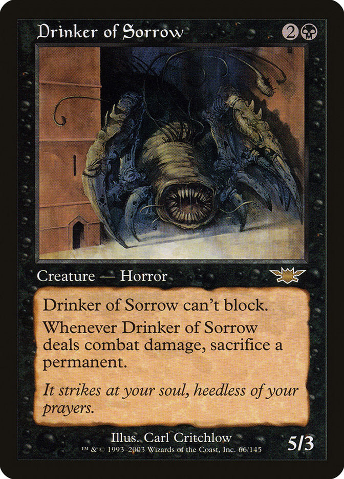 Drinker of Sorrow [Legions] Magic: The Gathering