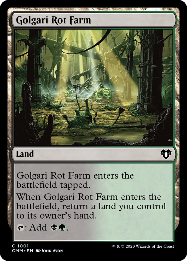 Golgari Rot Farm [Commander Masters] Magic: The Gathering