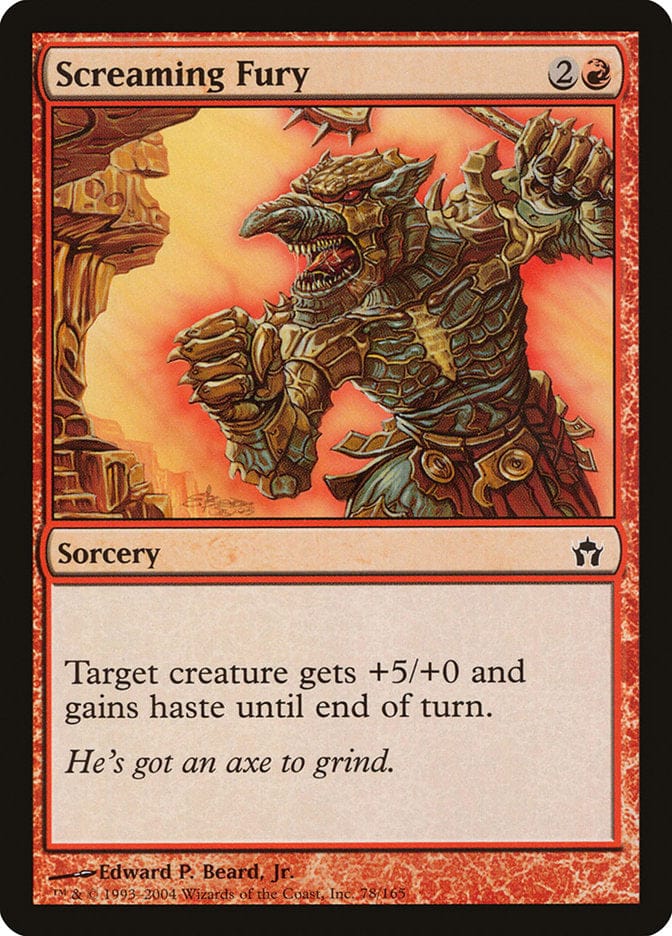 Screaming Fury [Fifth Dawn] Magic: The Gathering