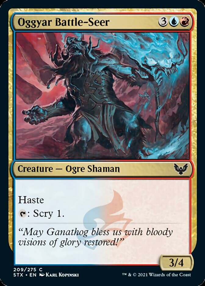 Oggyar Battle-Seer [Strixhaven: School of Mages] Magic: The Gathering