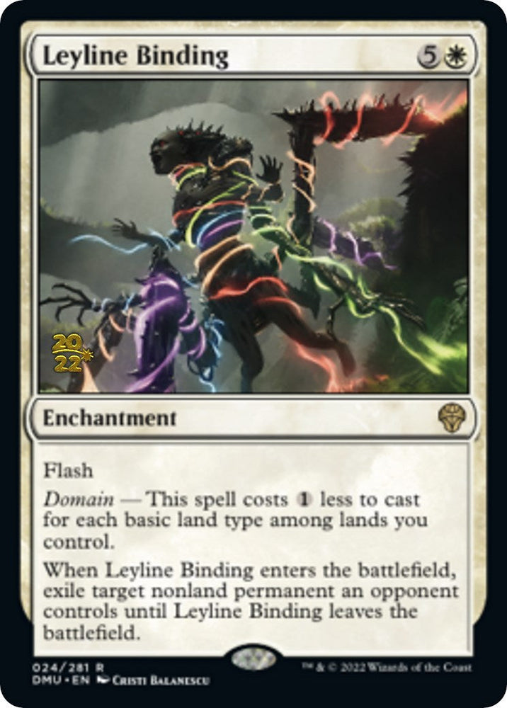Leyline Binding [Dominaria United Prerelease Promos] Magic: The Gathering