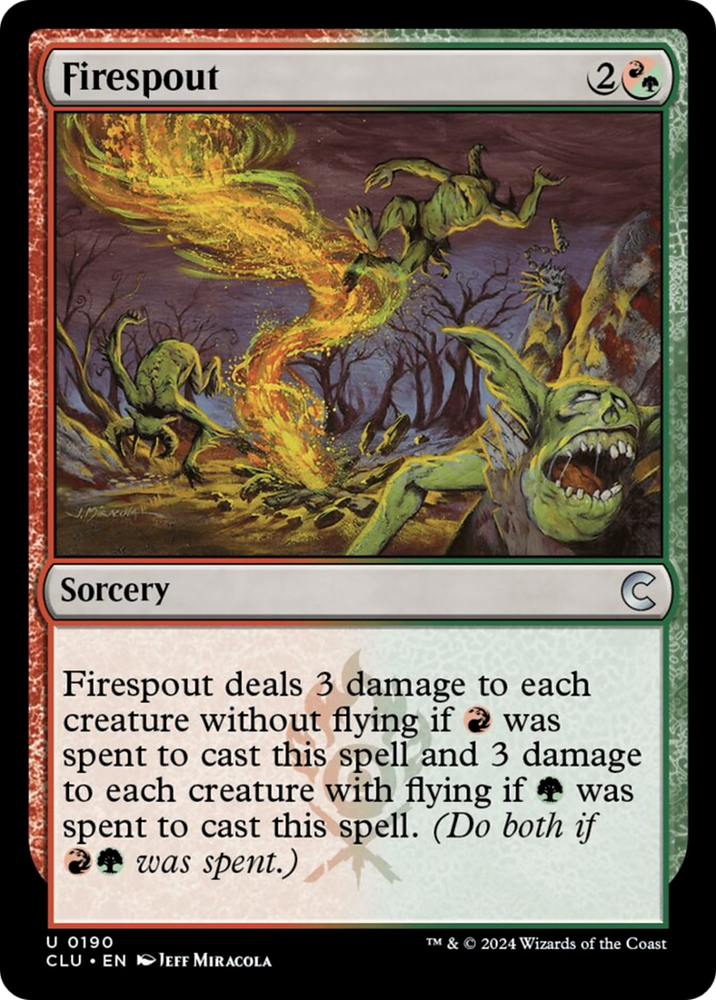 Firespout [Ravnica: Clue Edition] Magic: The Gathering