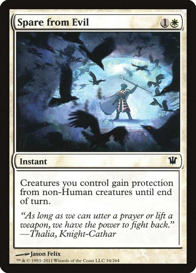 Spare from Evil [Innistrad] Magic: The Gathering