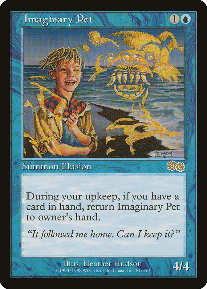 Imaginary Pet [Urza's Saga] Magic: The Gathering