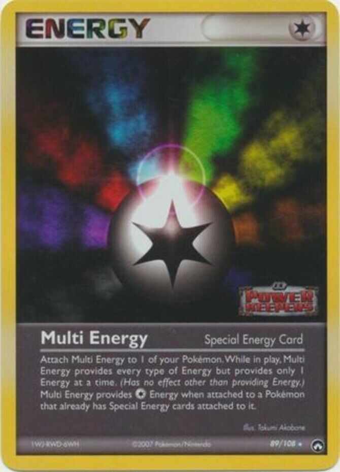 Multi Energy (89/108) (Stamped) [EX: Power Keepers] Pokémon