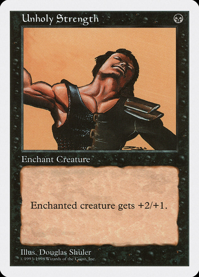 Unholy Strength [Anthologies] Magic: The Gathering