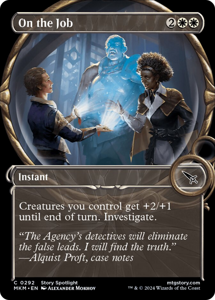 On the Job (Showcase) [Murders at Karlov Manor] Magic: The Gathering