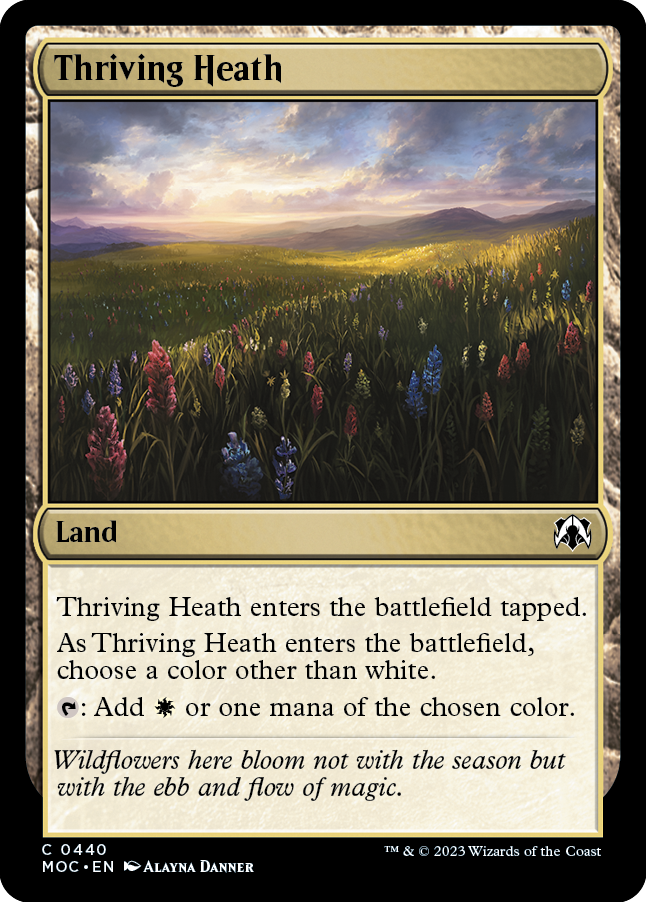 Thriving Heath [March of the Machine Commander] Magic: The Gathering