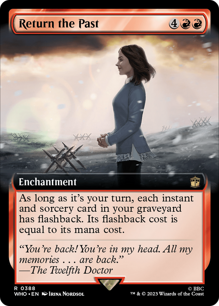 Return the Past (Extended Art) [Doctor Who] Magic: The Gathering