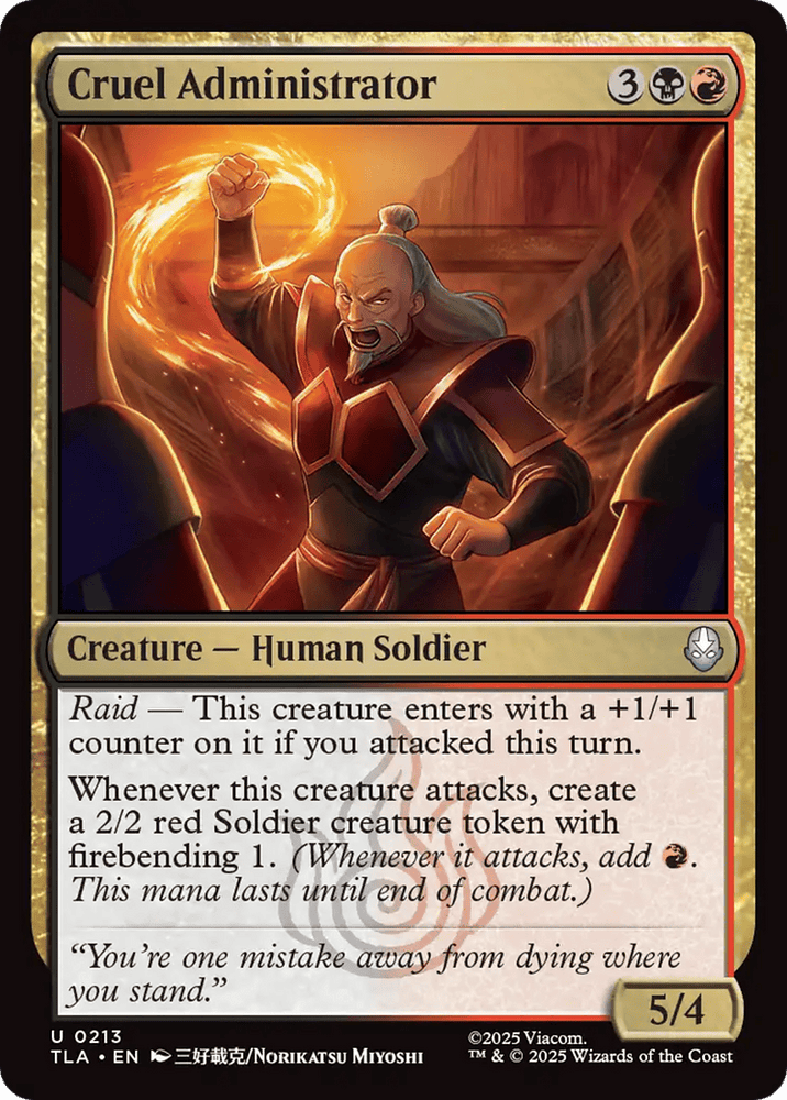Cruel Administrator [Avatar: The Last Airbender]