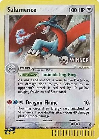 Salamence (19/97) (Winner) [League & Championship Cards] Pokémon