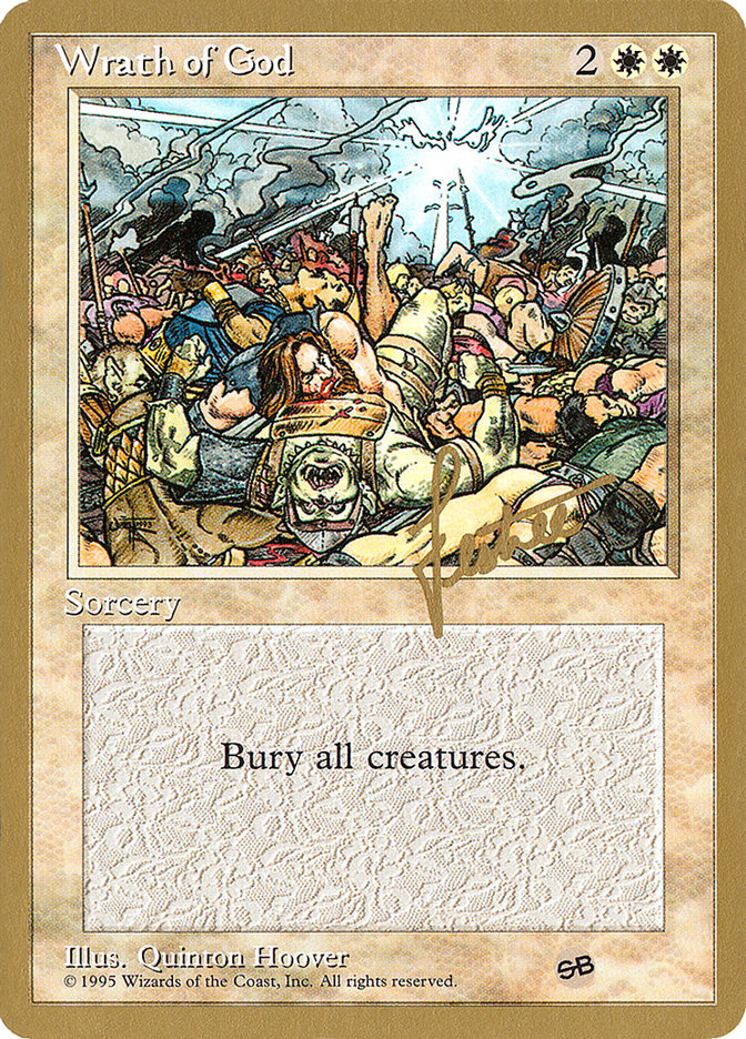 Wrath of God (Bertrand Lestree) (SB) [Pro Tour Collector Set] Magic: The Gathering
