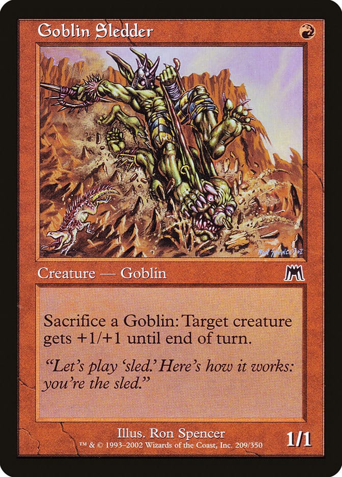 Goblin Sledder [Onslaught] Magic: The Gathering