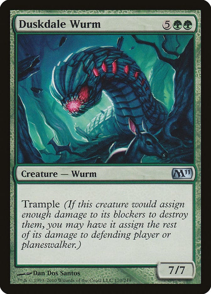 Duskdale Wurm [Magic 2011] Magic: The Gathering