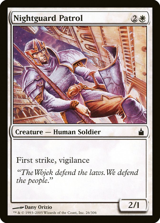 Nightguard Patrol [Ravnica: City of Guilds] Magic: The Gathering