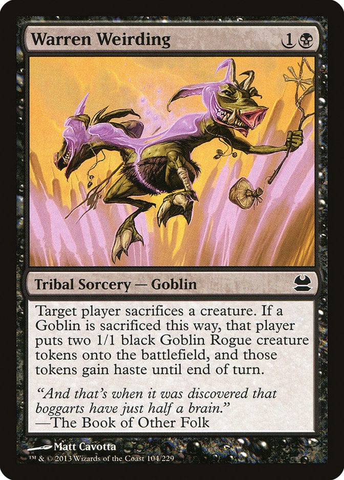 Warren Weirding [Modern Masters] Magic: The Gathering