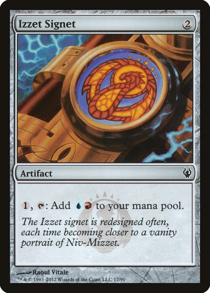 Izzet Signet [Duel Decks: Izzet vs. Golgari] Magic: The Gathering