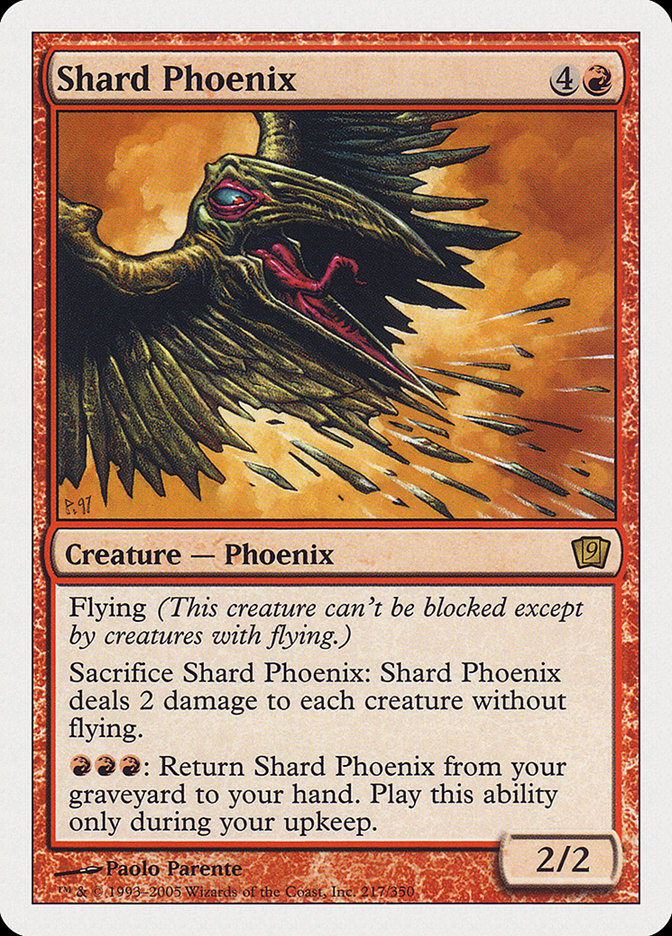 Shard Phoenix [Ninth Edition] Magic: The Gathering