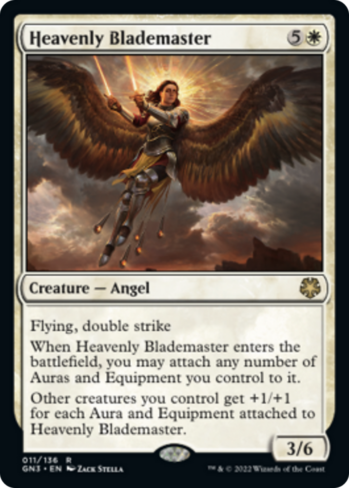 Heavenly Blademaster [Game Night: Free-for-All] Magic: The Gathering