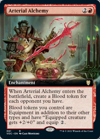 Arterial Alchemy (Extended Art) [Innistrad: Crimson Vow Commander] Magic: The Gathering