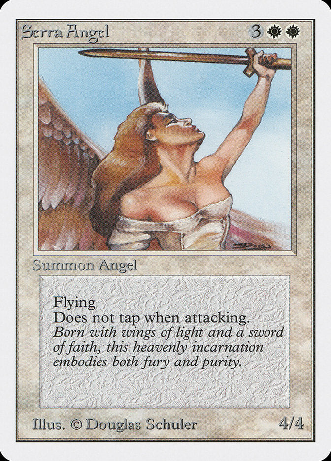 Serra Angel [Unlimited Edition] Magic: The Gathering