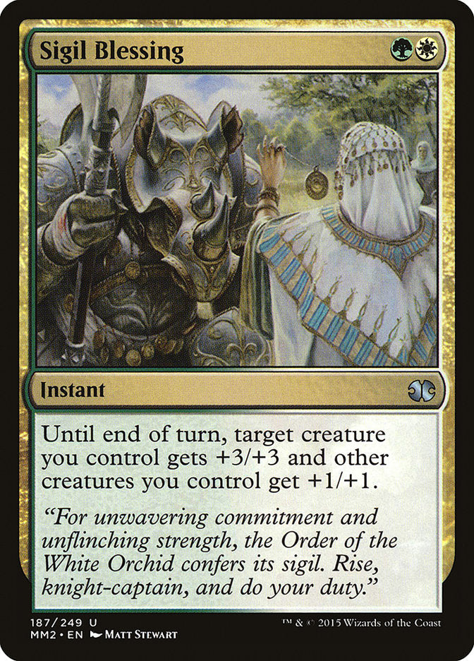 Sigil Blessing [Modern Masters 2015] Magic: The Gathering