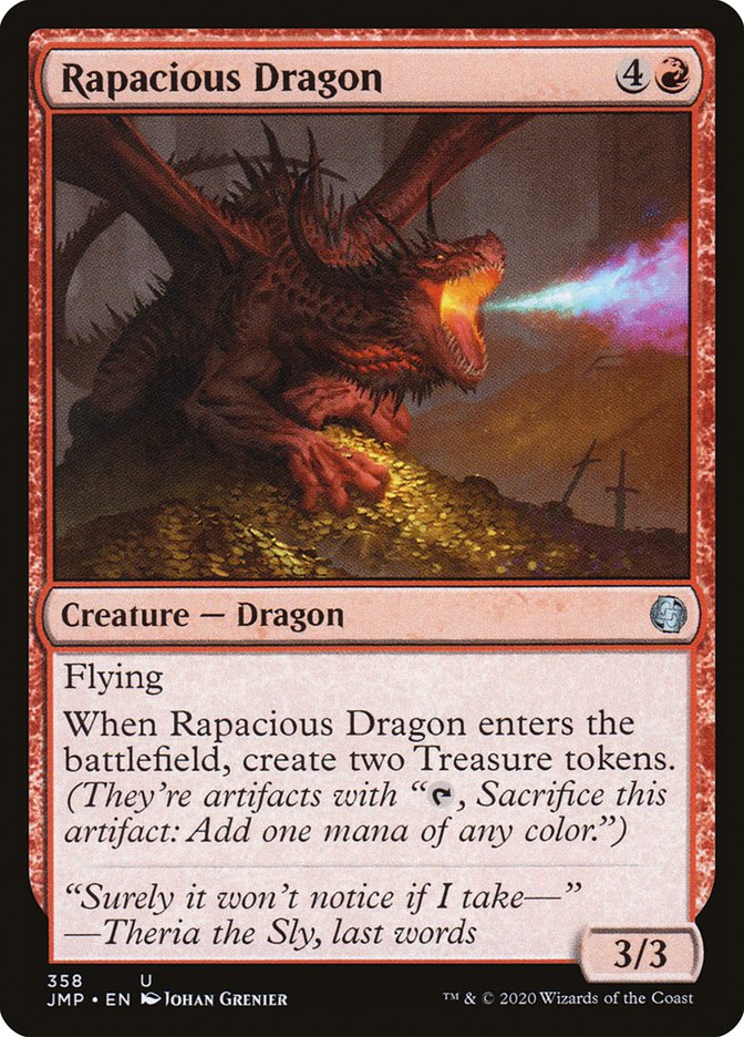 Rapacious Dragon [Jumpstart] Magic: The Gathering