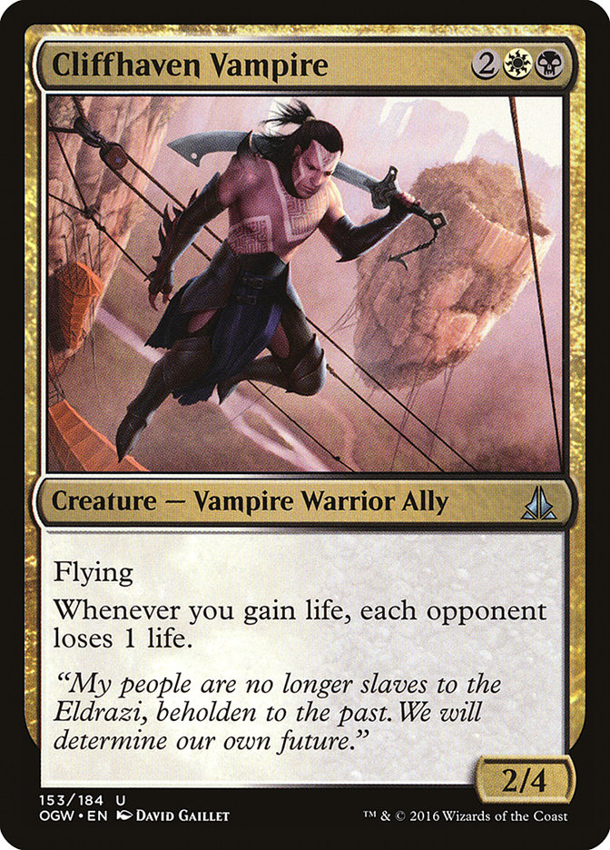 Cliffhaven Vampire [Oath of the Gatewatch] Magic: The Gathering
