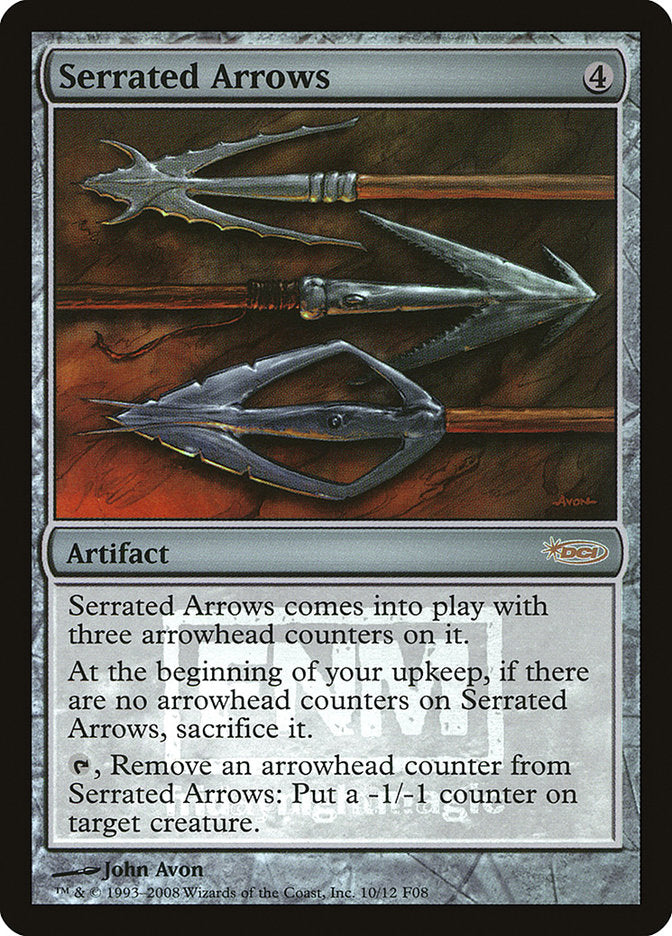 Serrated Arrows [Friday Night Magic 2008] Magic: The Gathering